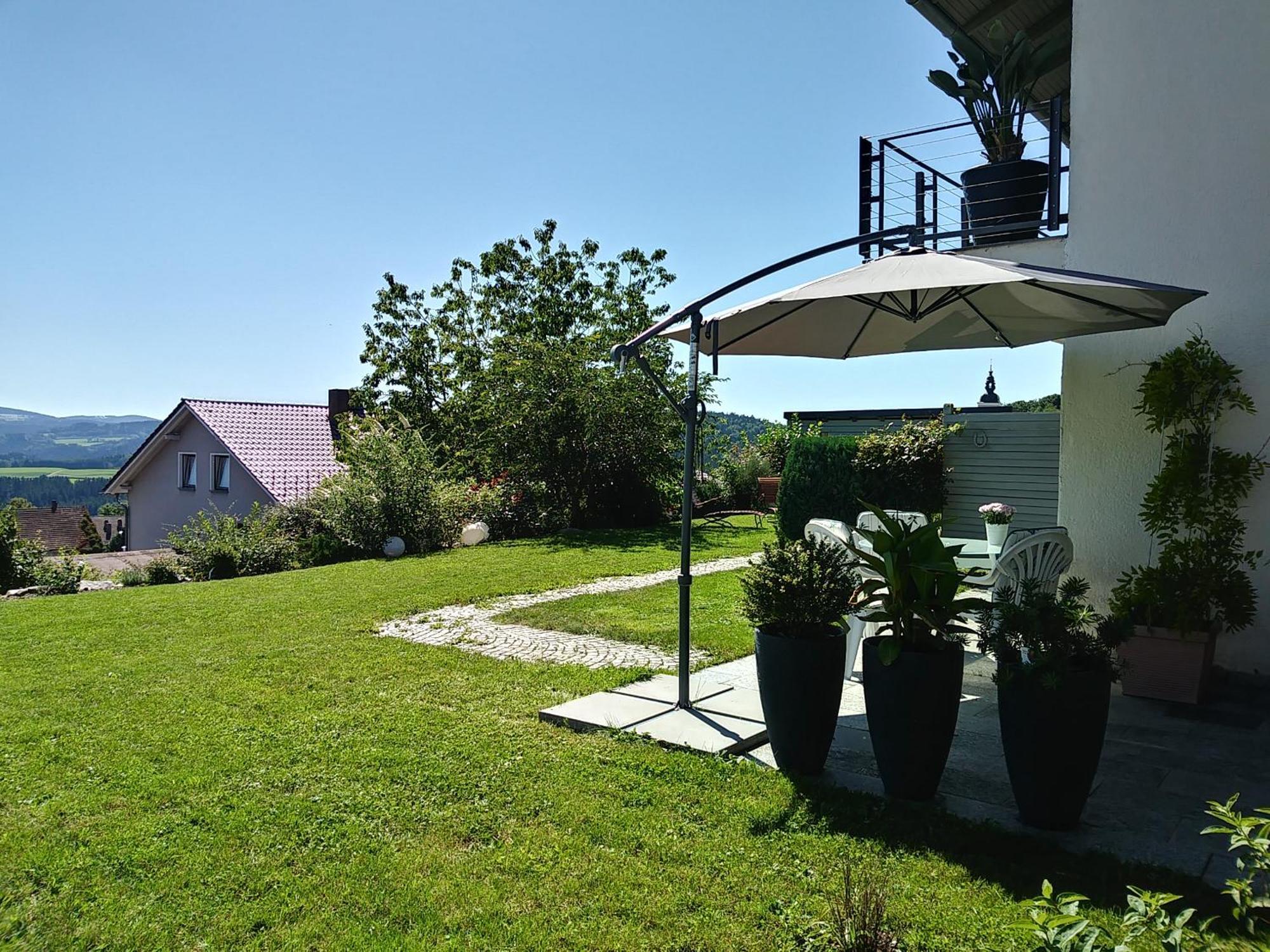 Ferienwohnungen Alpenblick Mit Garten -Panoramasauna- Kirchdorf im Wald Eksteriør billede